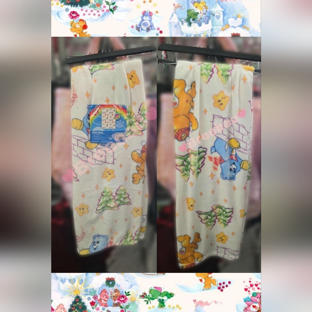$firm$ Care Bears Christmas Throw Blanket